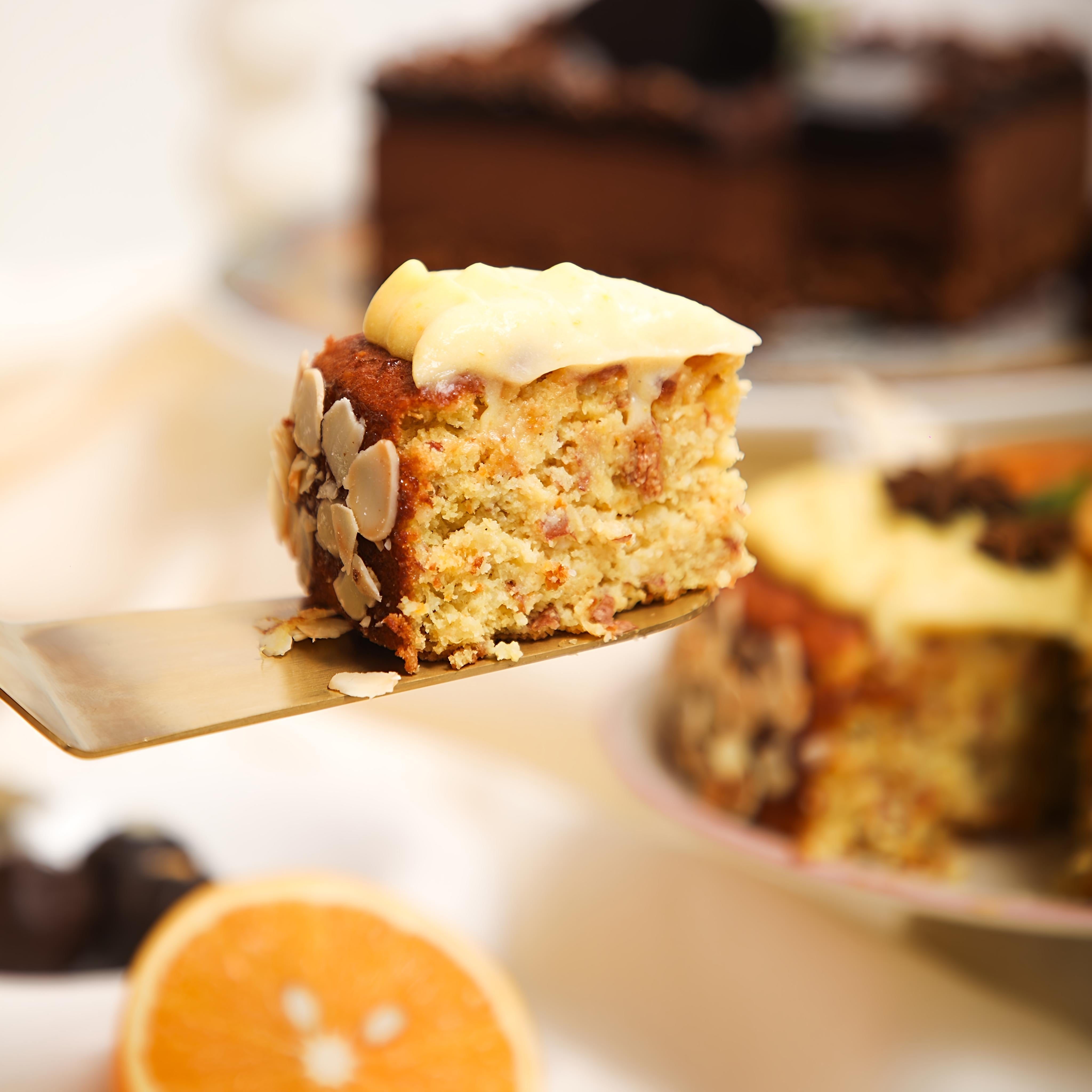 Orange Cake with Orange Curd Gluten Free