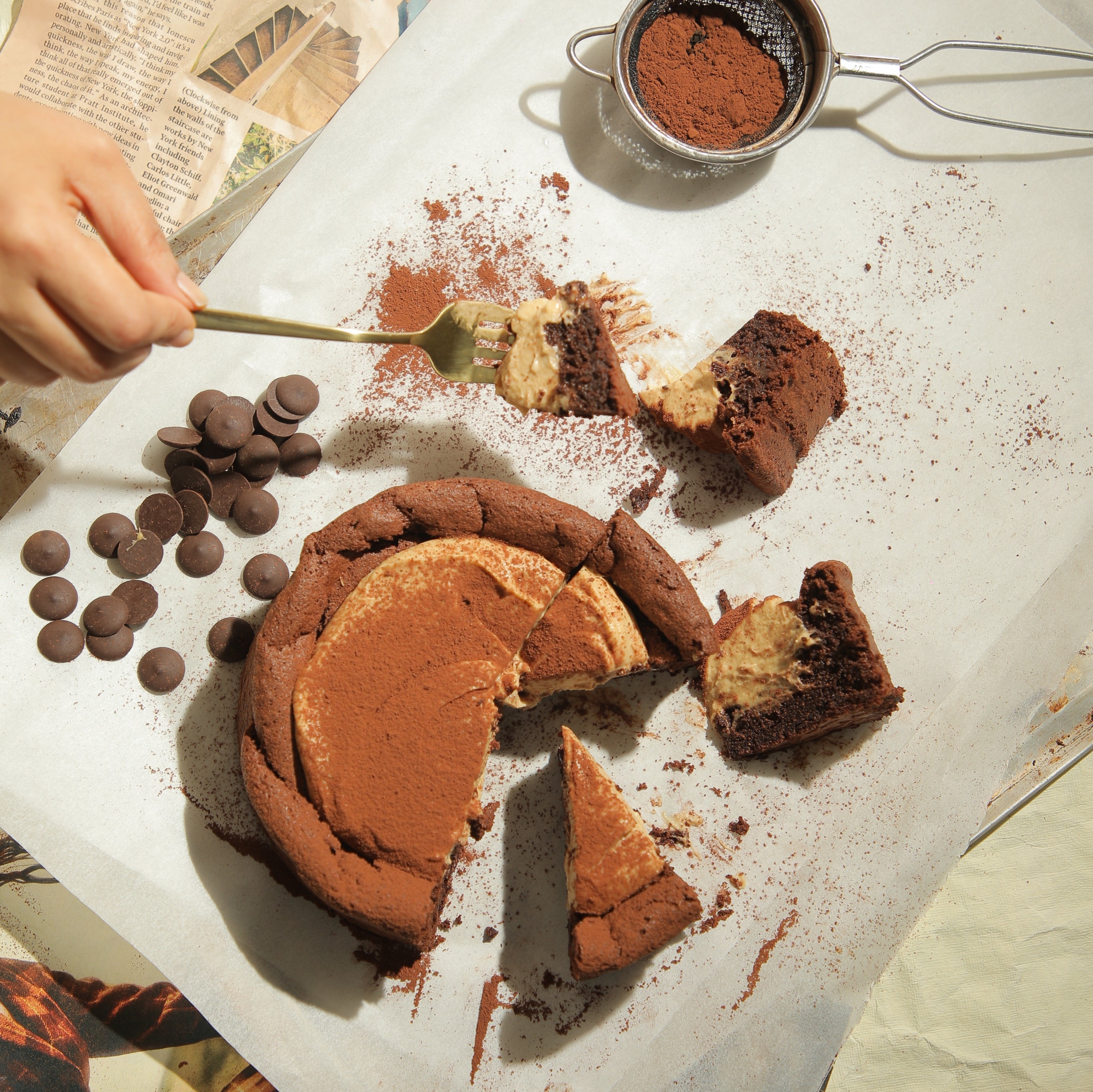 Keto Coffee Cloud Cake