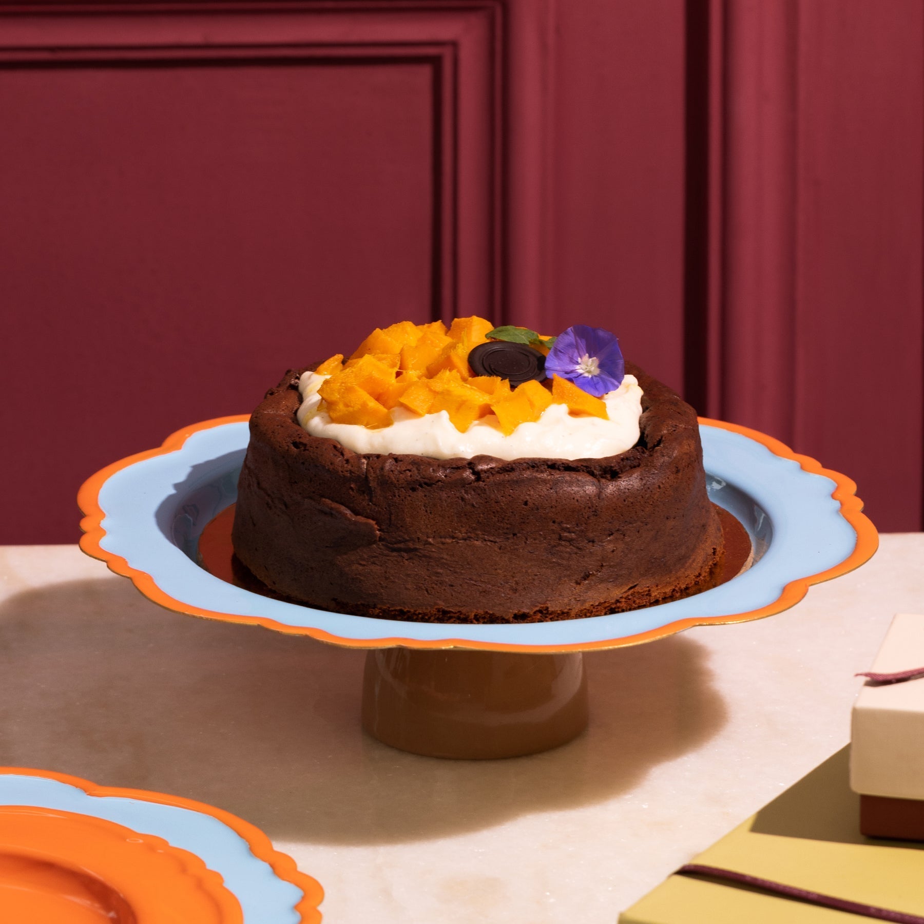 Keto Mango Cloud Cake