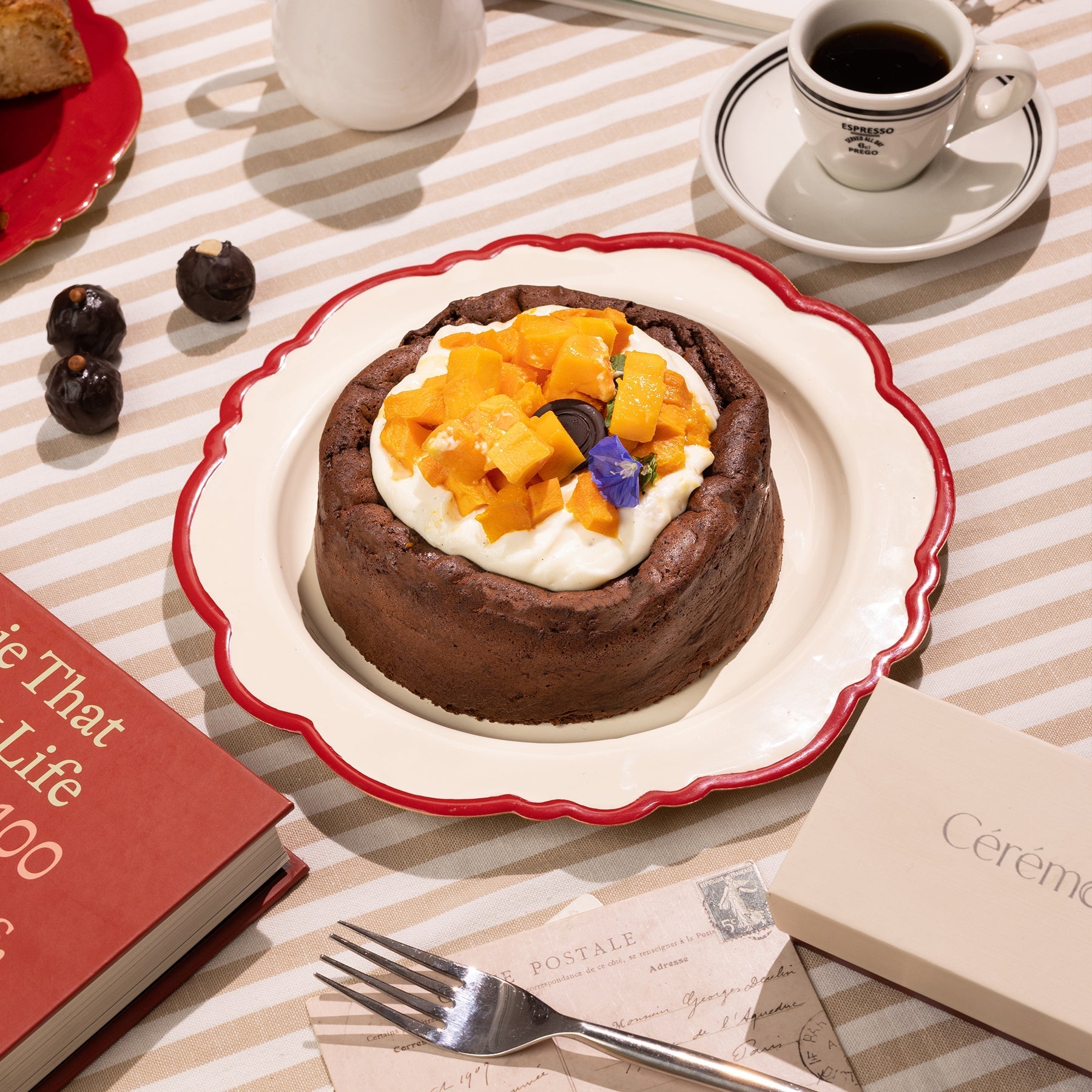 Keto Mango Cloud Cake