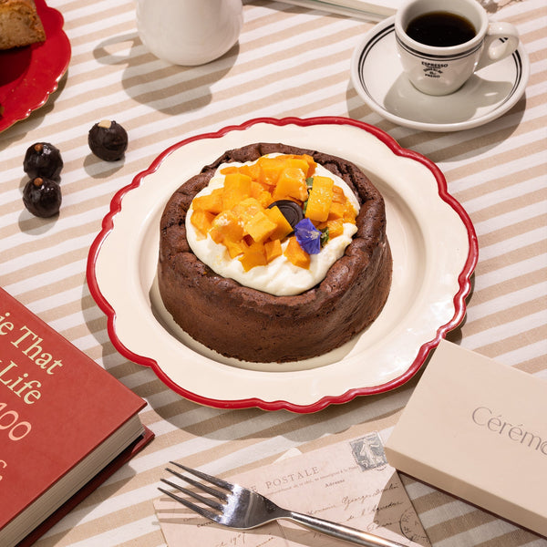 Keto Mango Cloud Cake