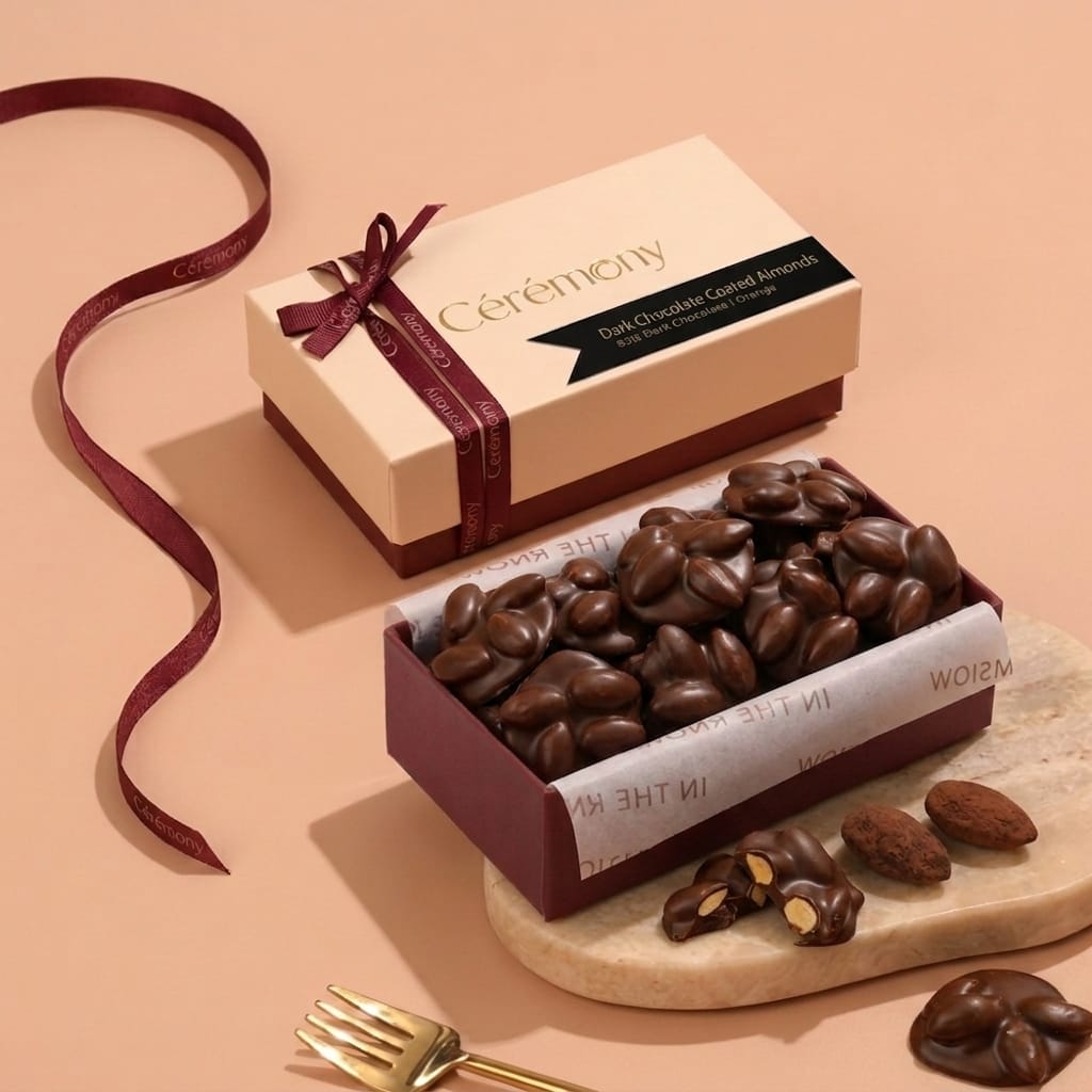 Dark Chocolate Almonds Rocks